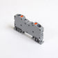 ONKA 6mm2 spring rail connector terminal block DIN-rail terminal block 2-wire gray, 1020034