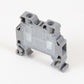 ONKA 4mm2 Screw Rail Terminal Block DIN Rail Clamp 2-Wire Gray, 1010022