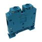 ONKA 35mm2 Screw rail terminal block DIN rail clamp 2-wire blue, 1010085