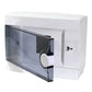 ARS Modulair schakelbord 12 MOD (12 zekeringen), opbouw schakelkast, kunststof, transparante deur IP40, 341218
