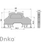 ONKA 2.5mm2, 2-wire spring terminal block DIN-rail terminal block 4-wire gray, 1020379