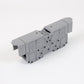 ONKA 70mm2 M8 Schraubenschienen-Klemmenblock DIN-Schiene mit Schutzabdeckung, grau, 1030045