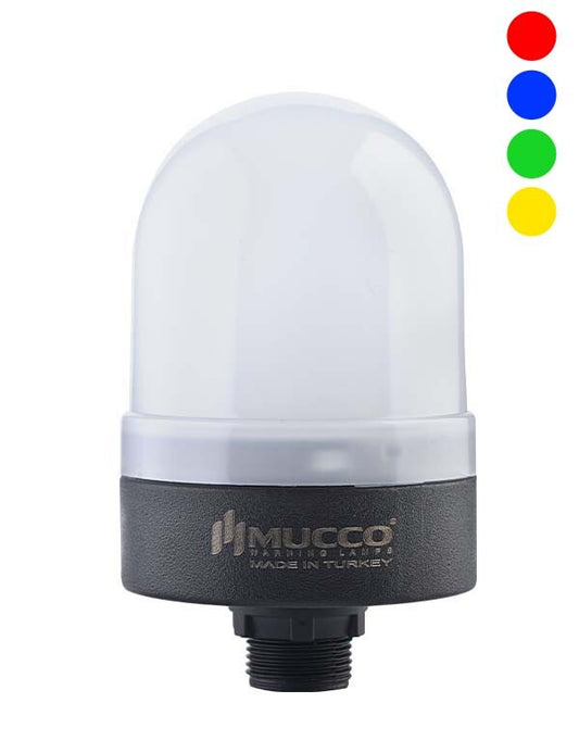 Signal lamp with mounting, multicolored RGB