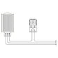 Minischakelaar PTC 25W, MPHT25, Plastim