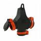 Hub rubber T-type Schuko splitter with 3 connections 3WHS-F