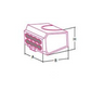 Transparante draadconnector Push-in 2,5 mm², 8-polig