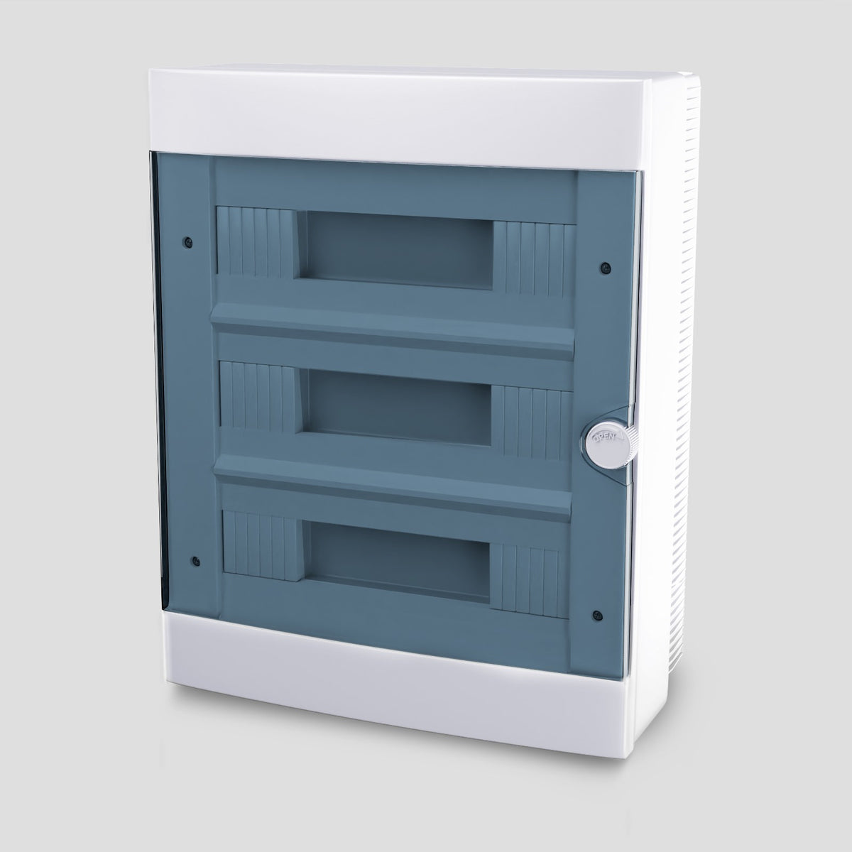 ARS Modulair Schaltkasten 36 MOD (36 Sicherungen), Aufbauschaltschrank, Kunststoff, transparente Tür IP40, 347414