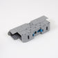 ONKA 70mm2 M8 Schraubenschienen-Klemmenblock DIN-Schiene mit Schutzabdeckung, grau, 1030045