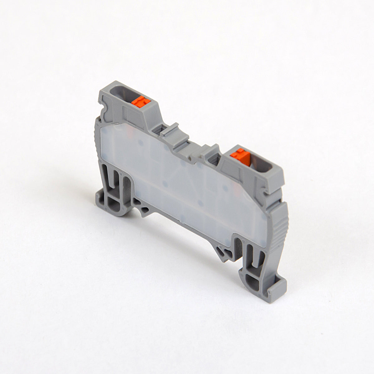 ONKA 1,5mm2 veerrailklemmenblok DIN-railklem 2-draads grijs, 1020002
