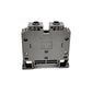 ONKA 25mm2 Schroefrail aansluitblok DIN rail klem 2-draads grijs, 1010062