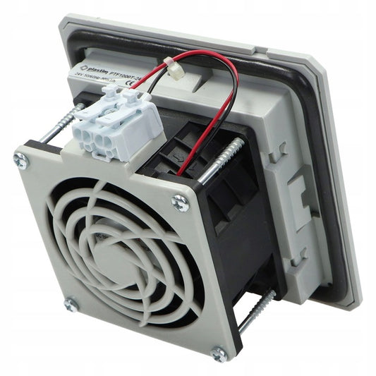Ventilator met filter + schrobklem, 30 (41) m3/u, 120x120, 230V 50/60Hz IP54 PTF1000T Plastim