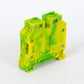 ONKA 35mm2 PE Screw Rail Clamp Block DIN Rail Clamp 2-Wire Gray, 1010533