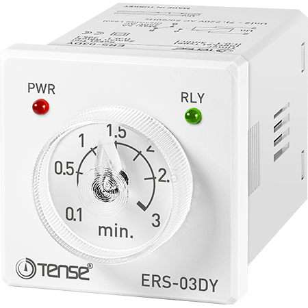 Time relay 230 V/AC 8-pole, 48 x 48 mm