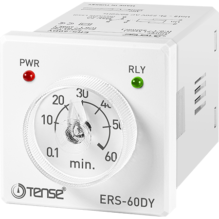 Time relay 230 V/AC 8-pole, 48 x 48 mm