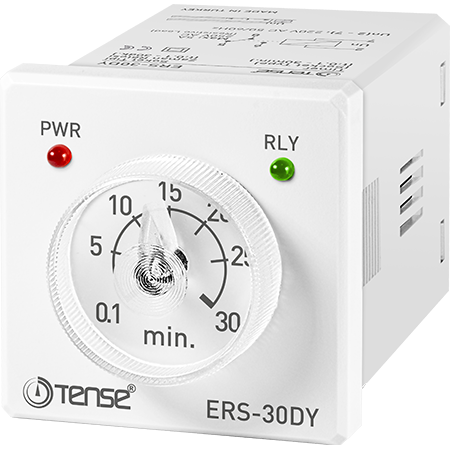 Time relay 230 V/AC 8-pole, 48 x 48 mm
